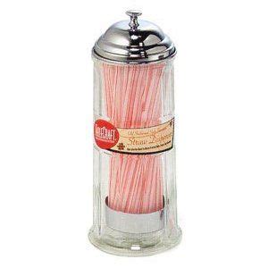 straw dtspenser metal box with push downrelease 50 60s|Amazon.com: Retro Straw Dispenser.